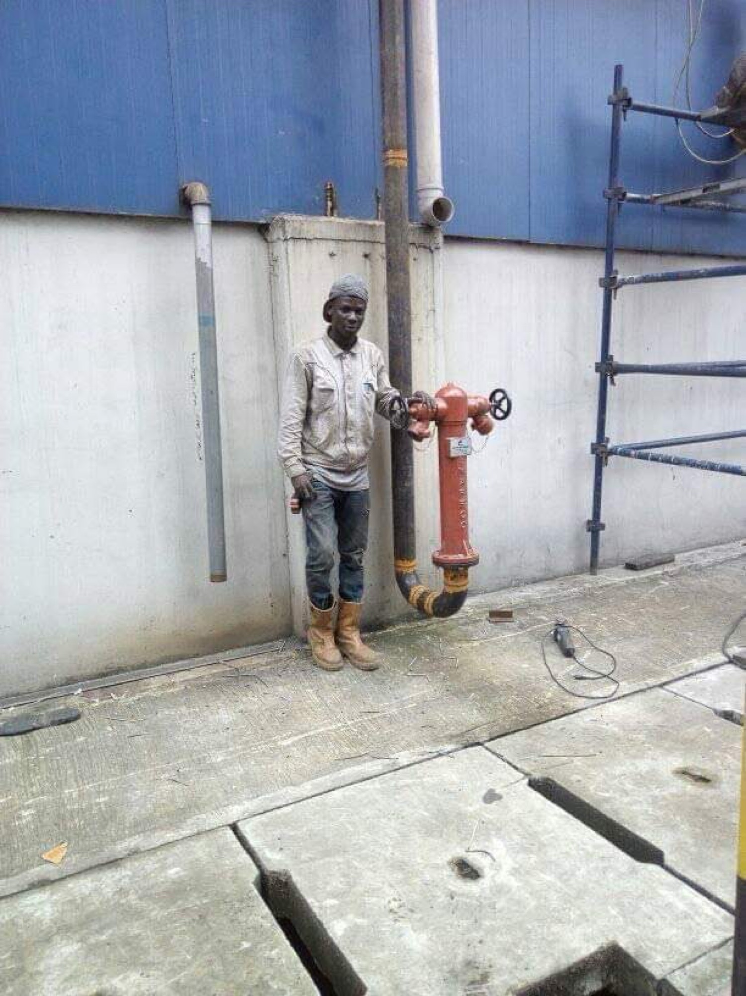 Tank platform welding