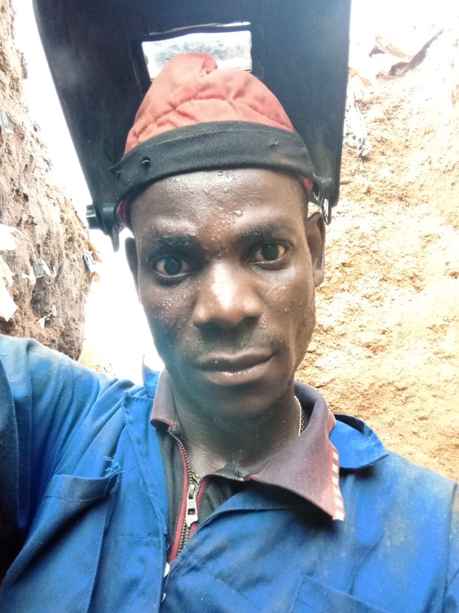 Welder portrait