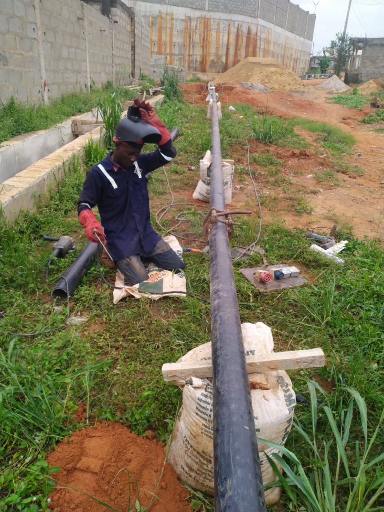 Long pipeline stretch