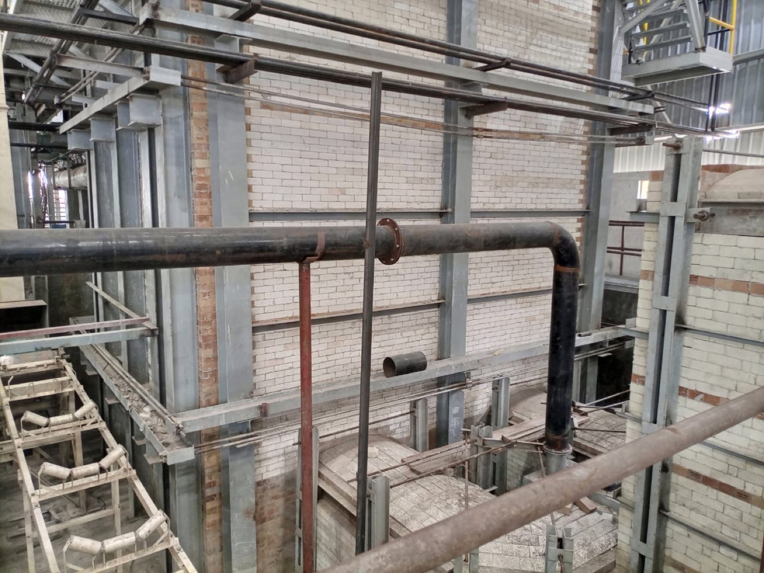 Plant black piping
