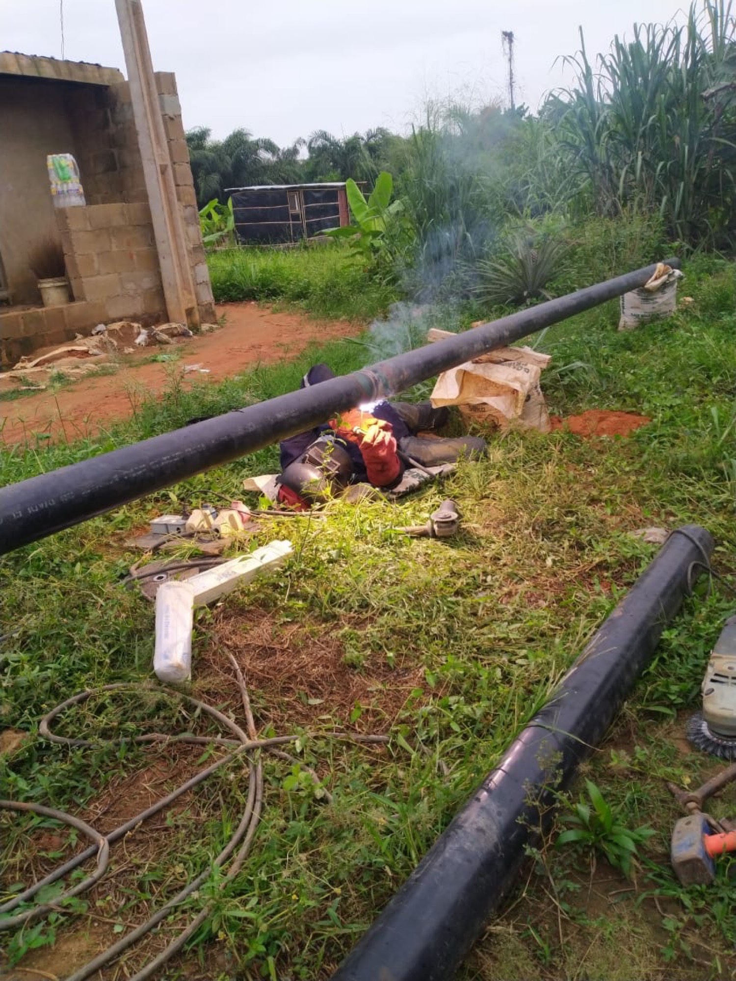 Open field welding