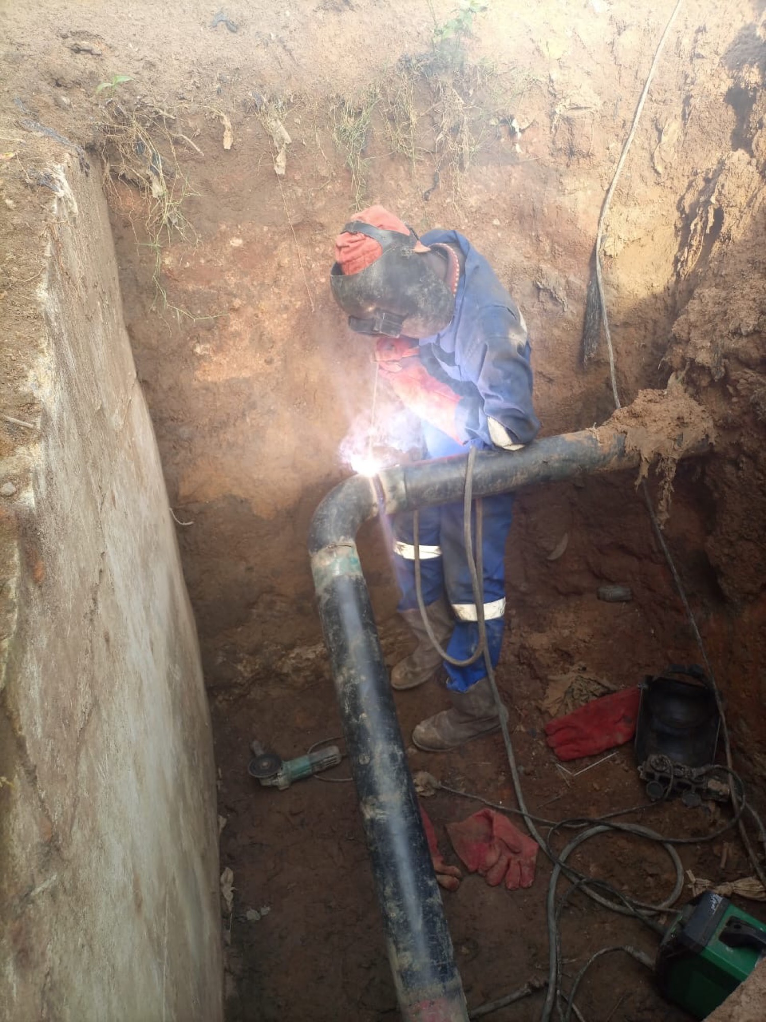 Trench Arc Welding