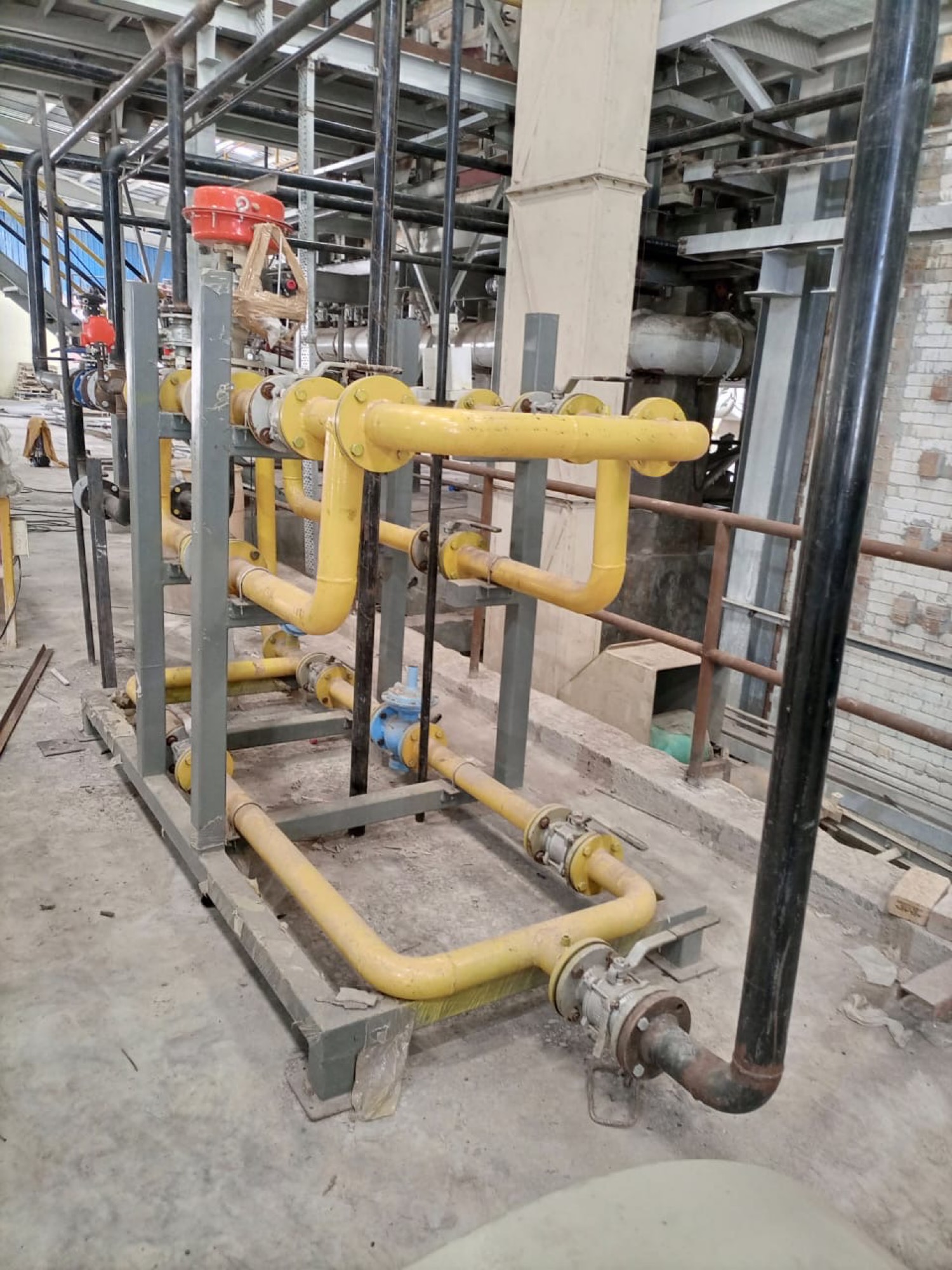 Yellow process skid
